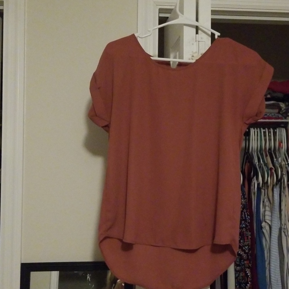 Pink blouse